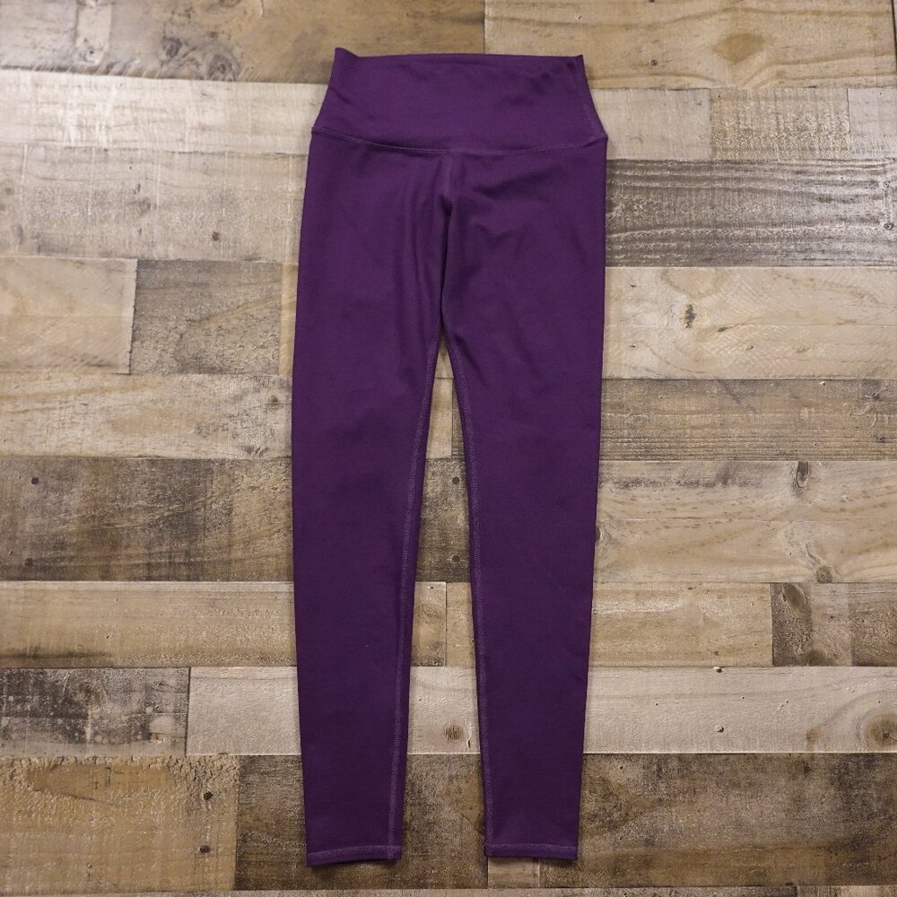 Alo high waist leggings women's medium purple yoga athletic gym high rise